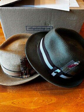 Jaxon Fedora Hat Bundle • New With Tags • Size Large • Olive & Chestnut